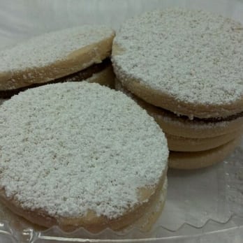 Chicama Peruvian Restaurant - No idea what these cookies are called, but they are yummy! 6 in a box. - Peruvian Near Me - Stanton, California
