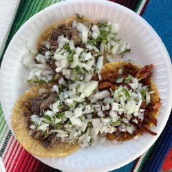 La Chiva Loca - Al pastor, Cabeza and Lengua tacos