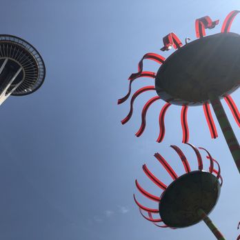 Space Needle - Can see a view of Chihuly glass and the SN - Landmarks & Historical Buildings Near Me - Seattle, Washington