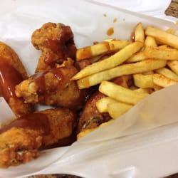 City Fried Chicken - (Takeout) BBQ Chicken Wings combo