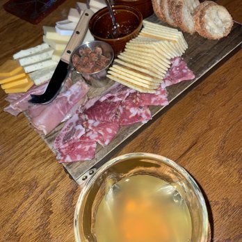 Wyrd Leather and Mead - Charcuterie - Full Wyrd One Salami, prosciutto, cheddar, blue, Gouda, Brie, & Manchego, almonds, jalapeño jelly, and cottage cheese. - Leather Goods Near Me - Milwaukie, Oregon Wyrd Leather and Mead - Charcuterie - Full Wyrd One Salami, prosciutto, cheddar, blue, Gouda, Brie, & Manchego, almonds, jalapeño jelly, and cottage cheese. - Leather Goods Near Me - Milwaukie, Oregon