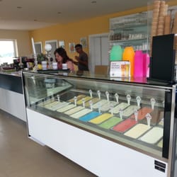 Eiscafé La Sicilia - Eisvitrine