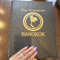 Thai Restaurant Bangkok - The menu