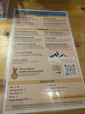 Menu photo 1 Mountain Village Restaurant Stanley, ID