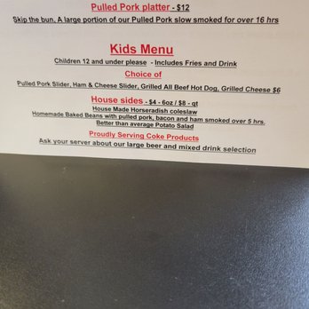 Shawnee Mound BBQ - Note aout Coke products - Barbeque Near Me - Clinton, Missouri