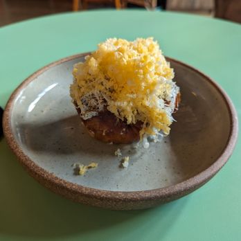 Hiraya Cafe - Black truffle ensaymada (more of a kouign amann) - Filipino Near Me - Washington, DC, District of Columbia Hiraya Cafe - Black truffle ensaymada (more of a kouign amann) - Filipino Near Me - Washington, DC, District of Columbia