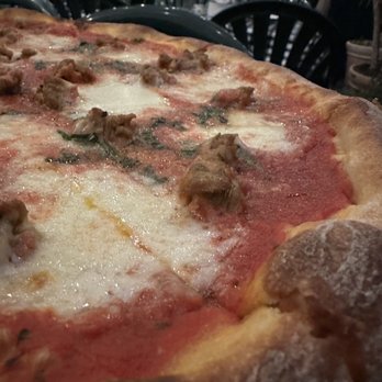 Weirdough’s Pizza - Margherita Pizza with sausage - Pizza Near Me - Burbank, California Weirdough’s Pizza - Margherita Pizza with sausage - Pizza Near Me - Burbank, California