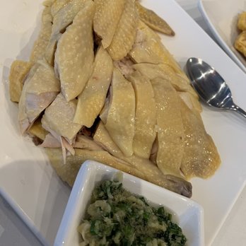 Silver City Restaurant - Steam chicken with garlic/onion dipping sauce - Asian Fusion Near Me - Calgary, Alberta Silver City Restaurant - Steam chicken with garlic/onion dipping sauce - Asian Fusion Near Me - Calgary, Alberta