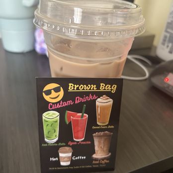 The Brown Bag Gourmet - Horchata Iced Latte - Coffee & Tea Near Me - Dallas, Texas The Brown Bag Gourmet - Horchata Iced Latte - Coffee & Tea Near Me - Dallas, Texas