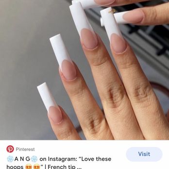 Premier Nails and Spa - This is the photo I showed for reference of how I wanted them to be shaped. - Nail Technicians Near Me - Saint Louis, Missouri Premier Nails and Spa - This is the photo I showed for reference of how I wanted them to be shaped. - Nail Technicians Near Me - Saint Louis, Missouri