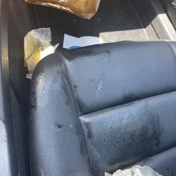 Chick-N-Run - Grease sock car seat from order of 6 wings!