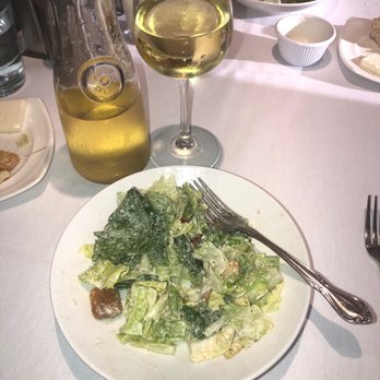 Bon Appetit - Cesar salad and carafe of Chardonnay! - New American Near Me - Dunedin, Florida