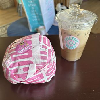 Call Your Mother Deli - Annapolis - Cherry B&W Iced Latte - Bagels Near Me - Annapolis, Maryland