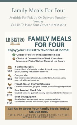 Menu photo 1 LB Bistro Long Beach, NY Menu photo 1 LB Bistro Long Beach, NY