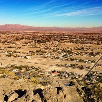 Lone Mountain - Birds eye view of North Vegas - Hiking Near Me