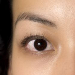 SoftGlamour lounge - After asian lash lift, client opted for a fluffy vs spikey look.