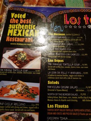 Menu photo 1 Los Tacos By Chef Omar Pembroke Pines, FL