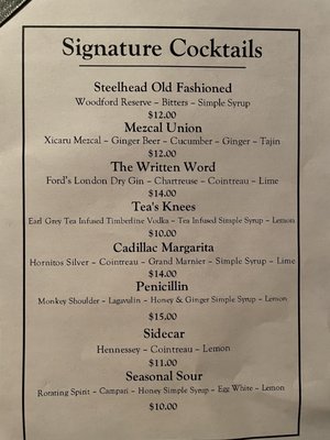 Menu photo 5 Steelhead Bar & Grille Spokane, WA