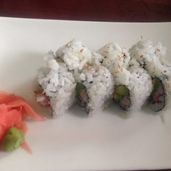 Sushi Katana - Cali roll - minus one my husband ate before I could take a picture! - Sushi Bars Near Me - Orlando, Florida