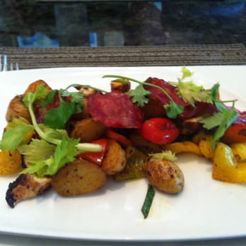 Andrei's Restaurant - Octopus salad w/ potatoes, peppers and chorizo - New American Near Me - Irvine, California Andrei's Restaurant - Octopus salad w/ potatoes, peppers and chorizo - New American Near Me - Irvine, California