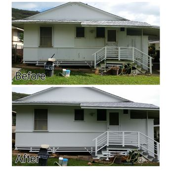 Brian's Painting - Prepped and painted this lovely one story home. It needed some attention and Brian's Painting was able to offer its services. - Painters Near Me Brian's Painting - Prepped and painted this lovely one story home. It needed some attention and Brian's Painting was able to offer its services. - Painters Near Me