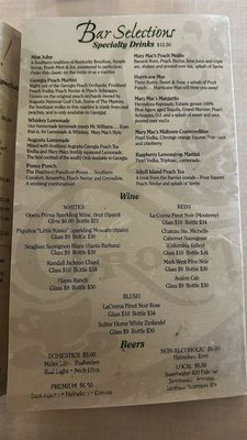 Menu photo 4 Mary Mac's Tea Room Atlanta, GA