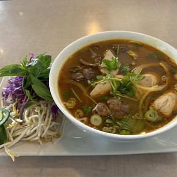 Pho DK - Spicy lemon grass soup  Bun bo hue - Vietnamese Near Me - Dallas, Texas