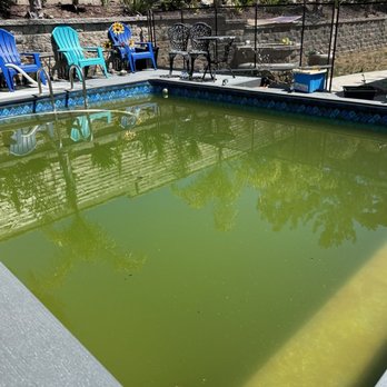 Crowne Hill Pools - Before - Pool Cleaners Near Me