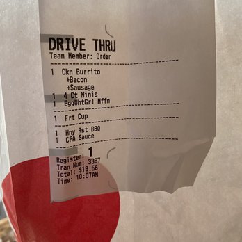 Chick-fil-A - Food order - Fast Food Near Me - Fairfax, Virginia