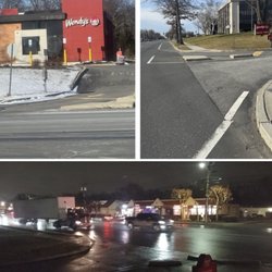 This shows the location of the Wendy's and the islands in the day and night.