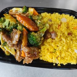 New Wok - Beef with broccoli Combo