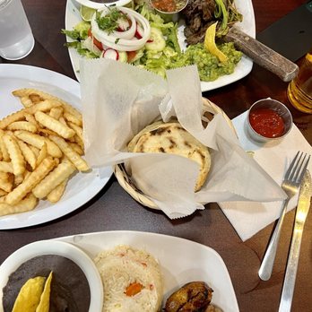 El Chapin - Wake Forest - Steak and sausages rice beans salads bread and French fries - Cocktail Bars Near Me - Wake Forest, North Carolina