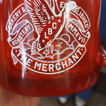 The Merchant - Glass mug with logo - Coffee & Tea Near Me - Long Beach, California The Merchant - Glass mug with logo - Coffee & Tea Near Me - Long Beach, California