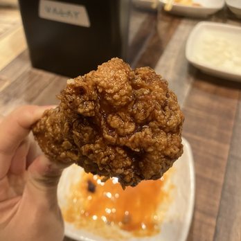 CM Chicken - Garlic Soy Tikkudak! My personal favorite here. Best combination of crispy, crunchy, and well-flavored - Chicken Wings Near Me - Overland Park, Kansas