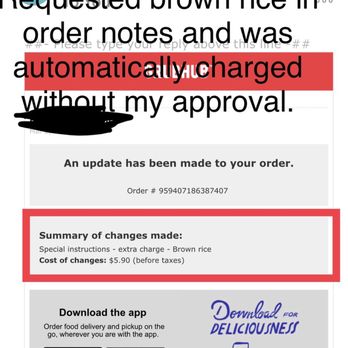 Nicky's Thai Kitchen - Additional, unapproved charge for brown rice. - Thai Near Me - Pittsburgh, Pennsylvania Nicky's Thai Kitchen - Additional, unapproved charge for brown rice. - Thai Near Me - Pittsburgh, Pennsylvania