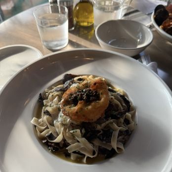 Torchio Pasta Bar - truffle & fried burrata fettuccine - Italian Near Me - Chicago, Illinois Torchio Pasta Bar - truffle & fried burrata fettuccine - Italian Near Me - Chicago, Illinois