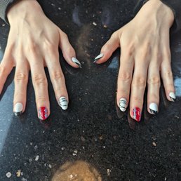 Gelx with nail art
