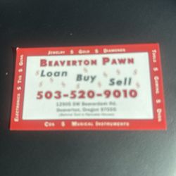 Beaverton Pawn - details about the shop