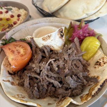 Ammatoli - Beef Shawarma Plate - Mediterranean Near Me - Long Beach, California Ammatoli - Beef Shawarma Plate - Mediterranean Near Me - Long Beach, California