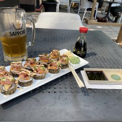 Hamachi Kita - Duterte special roll. Spicy and filling.