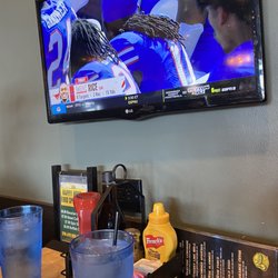 The Brew Kettle Mentor - Mini T V at the booth and big TVs everywhere else.