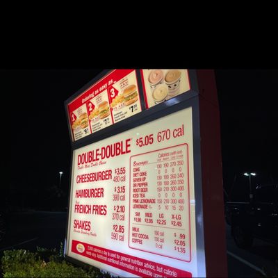 Menu photo 3 In-N-Out Burger Livermore, CA