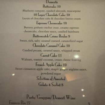 Rails Steakhouse - Dessert menu 12/6/24 - Steakhouses Near Me - Towaco, New Jersey Rails Steakhouse - Dessert menu 12/6/24 - Steakhouses Near Me - Towaco, New Jersey