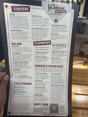 Menu photo 1 One Handsome Bastard Distillery Scottsdale, AZ