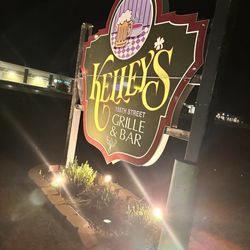 Kelley's Grill & Bar - Sign out front
