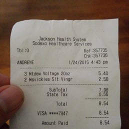 receipt for jackson health system receipt for jackson health system