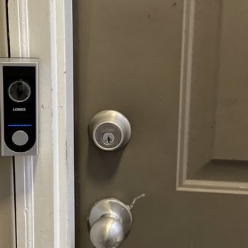 Nerdy Nerdy - The front door camera that I had installed at the front door of my apartment it's not invasive and was quickly installed. - Home Theatre Installation Near Me