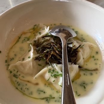 Maison Pickle - Pillow Shrimp Dumplings - Cocktail Bars Near Me - New York, New York Maison Pickle - Pillow Shrimp Dumplings - Cocktail Bars Near Me - New York, New York