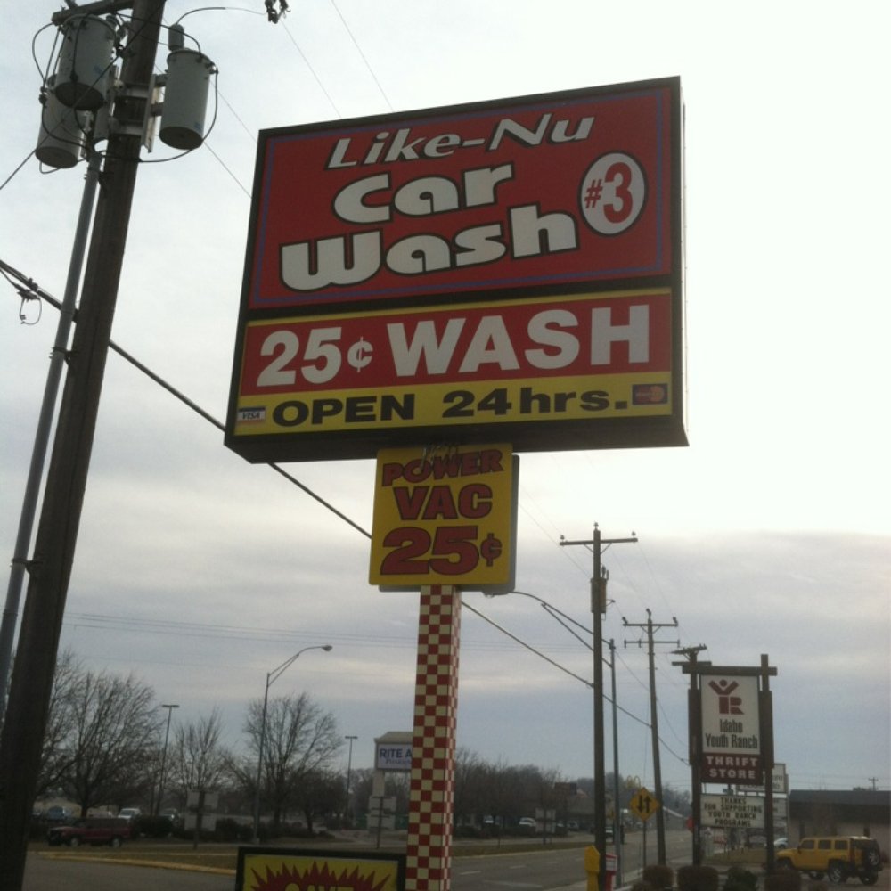 Like Nu Car Wash - Street sign - Car Wash Near Me - Boise, Idaho Like Nu Car Wash - Street sign - Car Wash Near Me - Boise, Idaho