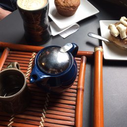 Mocha & muffin, herbal tea & cinnamon bun Mocha & muffin, herbal tea & cinnamon bun